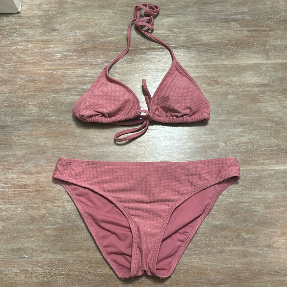 Ninety-Nine Girls Medium Purplish Pinkish Bikini Tie Swimsuit